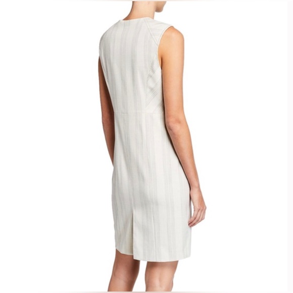 Elie Tahari Galiena size 10 Striped Zip-Front Dress - Picture 3 of 16